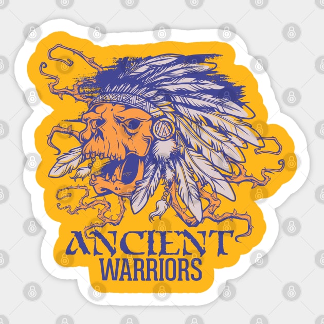 Ancient Warriors Sticker by Verboten